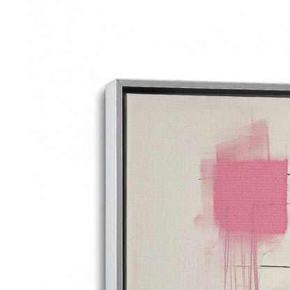 Graphite Pink Fusion Set of 2 Print on Canvas