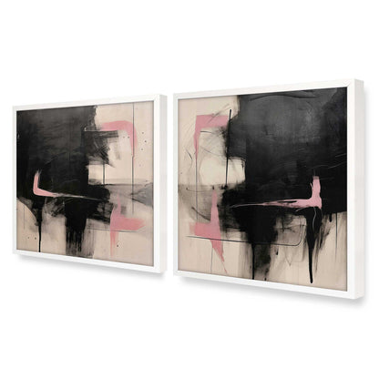 [Color:Opaque White] Picture of art in a Opaque White frame at an angle