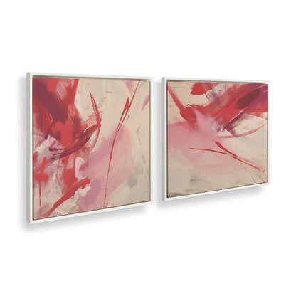 [Color:Opaque White] Picture of art in a White frame at an angle