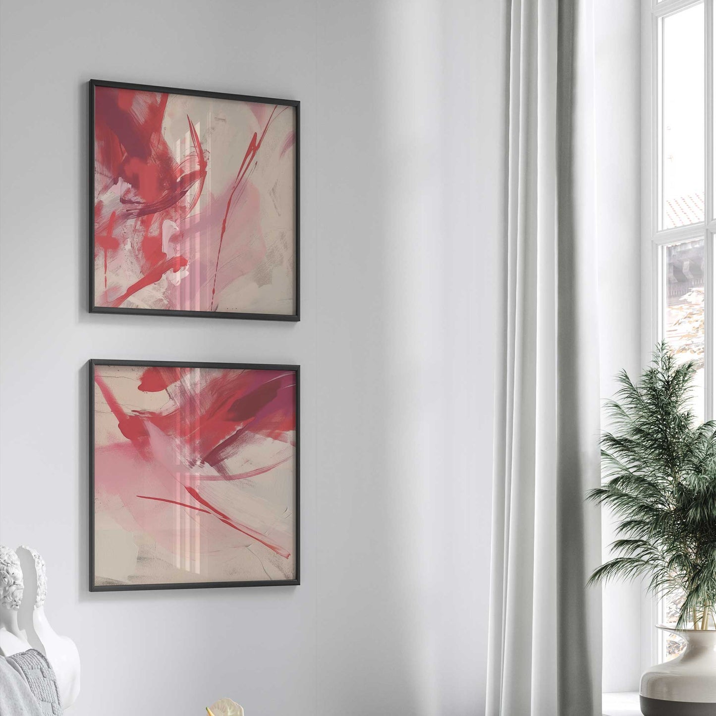 Rosy Rhapsody Set of 2 Print on Archival Matte Paper