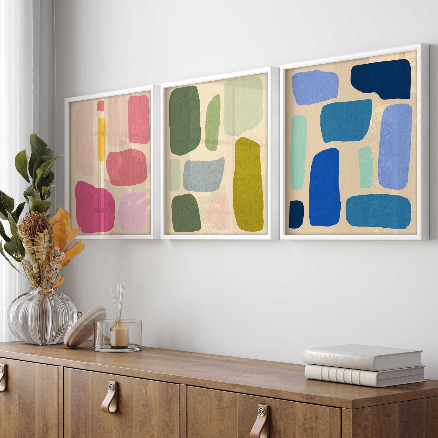 Chromatic Rhythms Set of 3 Print on Archival Matte Paper