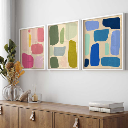 Chromatic Rhythms Set of 3 Print on Archival Matte Paper