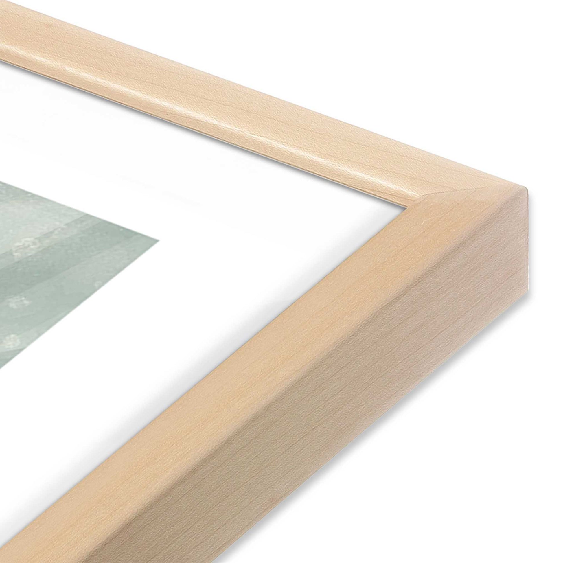 [Color:Raw Maple] Picture of art in a Raw Maple frame of the corner