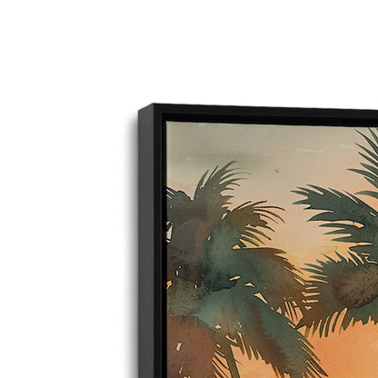 [Color:Satin Black], Picture of art in a Satin Black frame at an angle