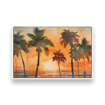 [Color:Opaque White], Picture of art in a White frame
