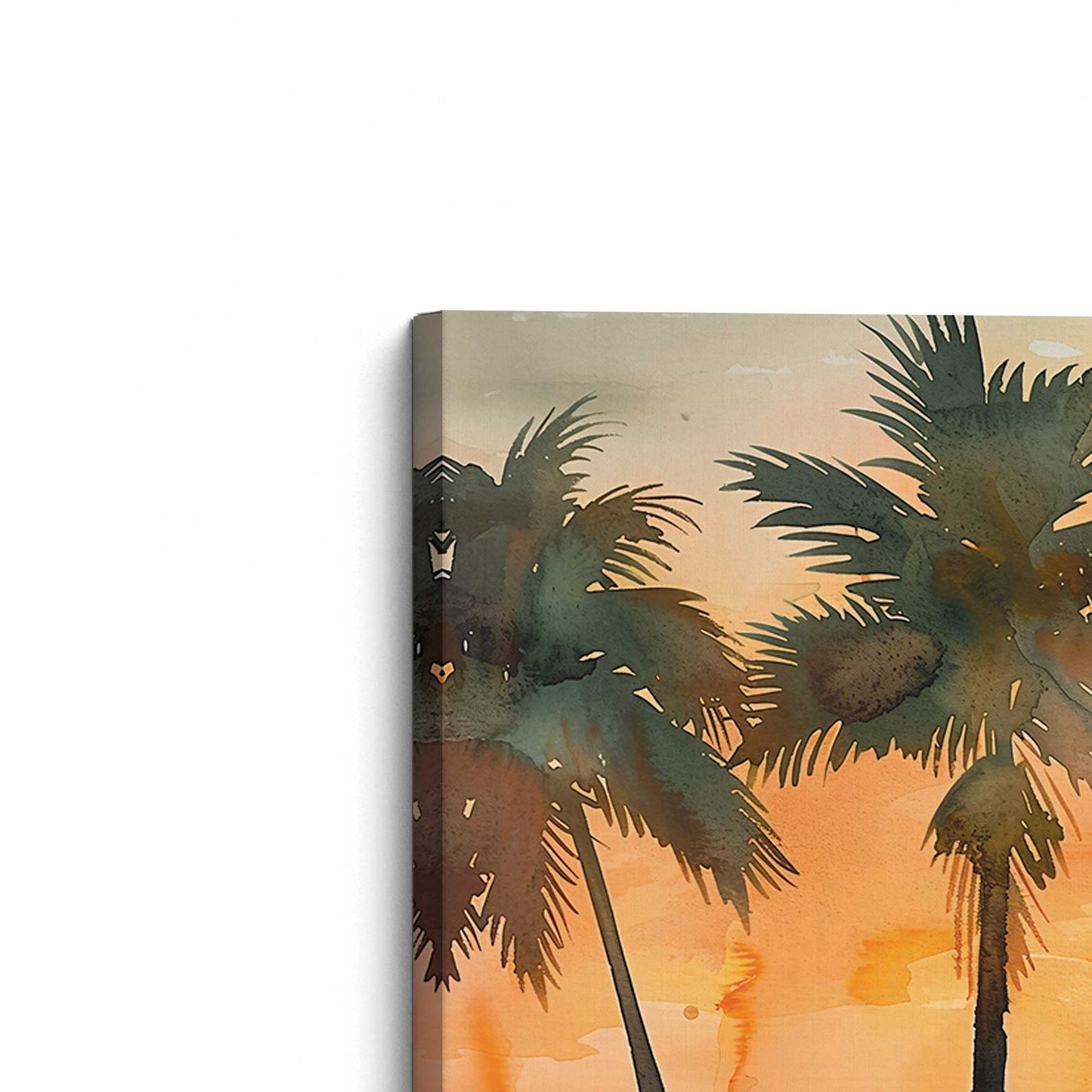 [Color:Stretched Canvas], Picture of the corner of the art