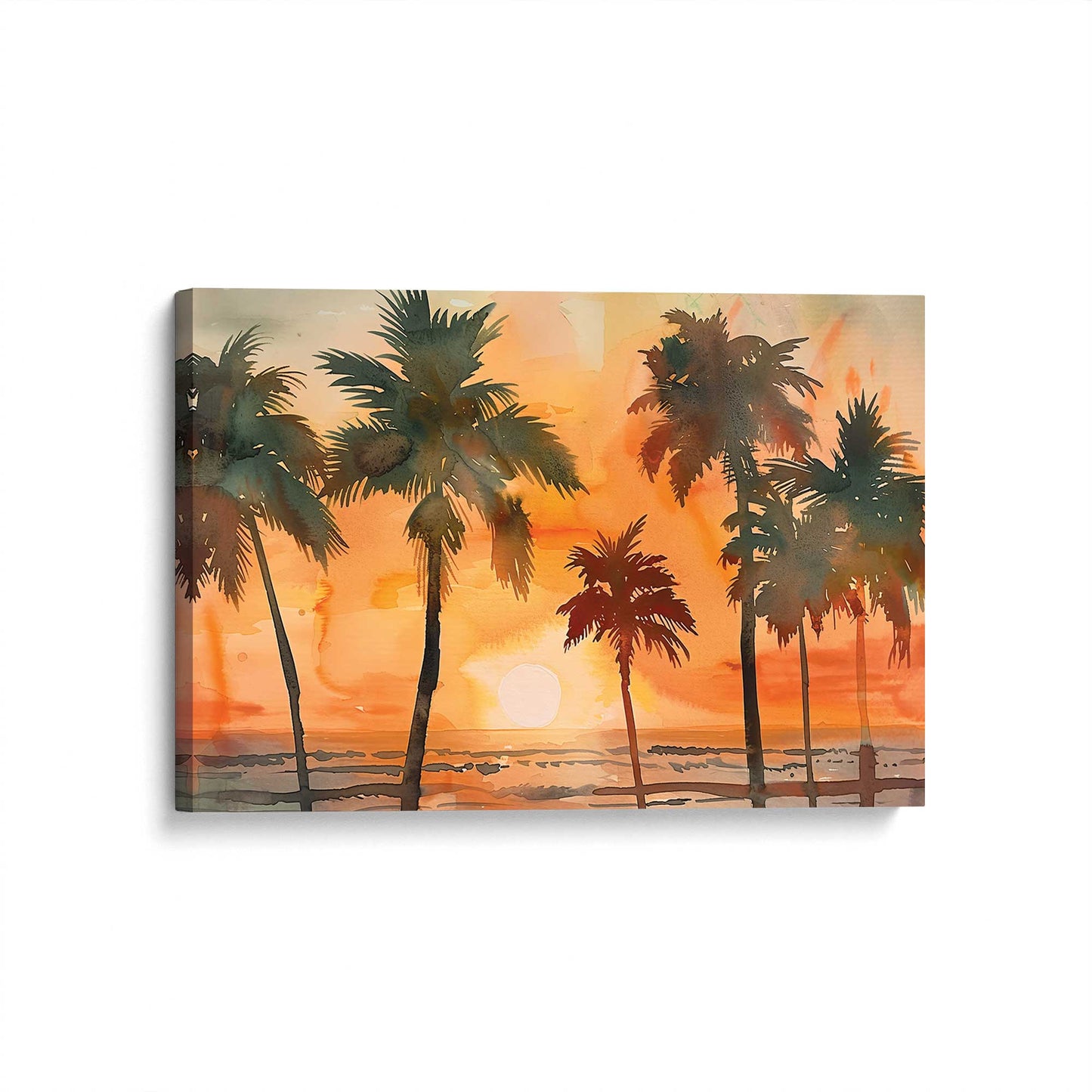 [Color:Stretched Canvas], Picture of art at an angle