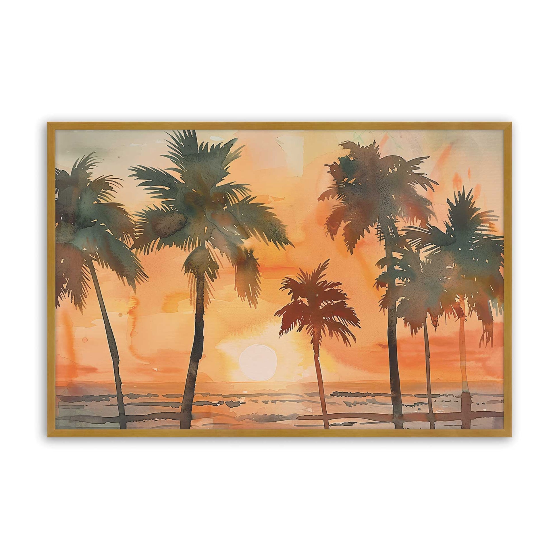 [Color:Polished Gold], Picture of art in a Polished Gold frame