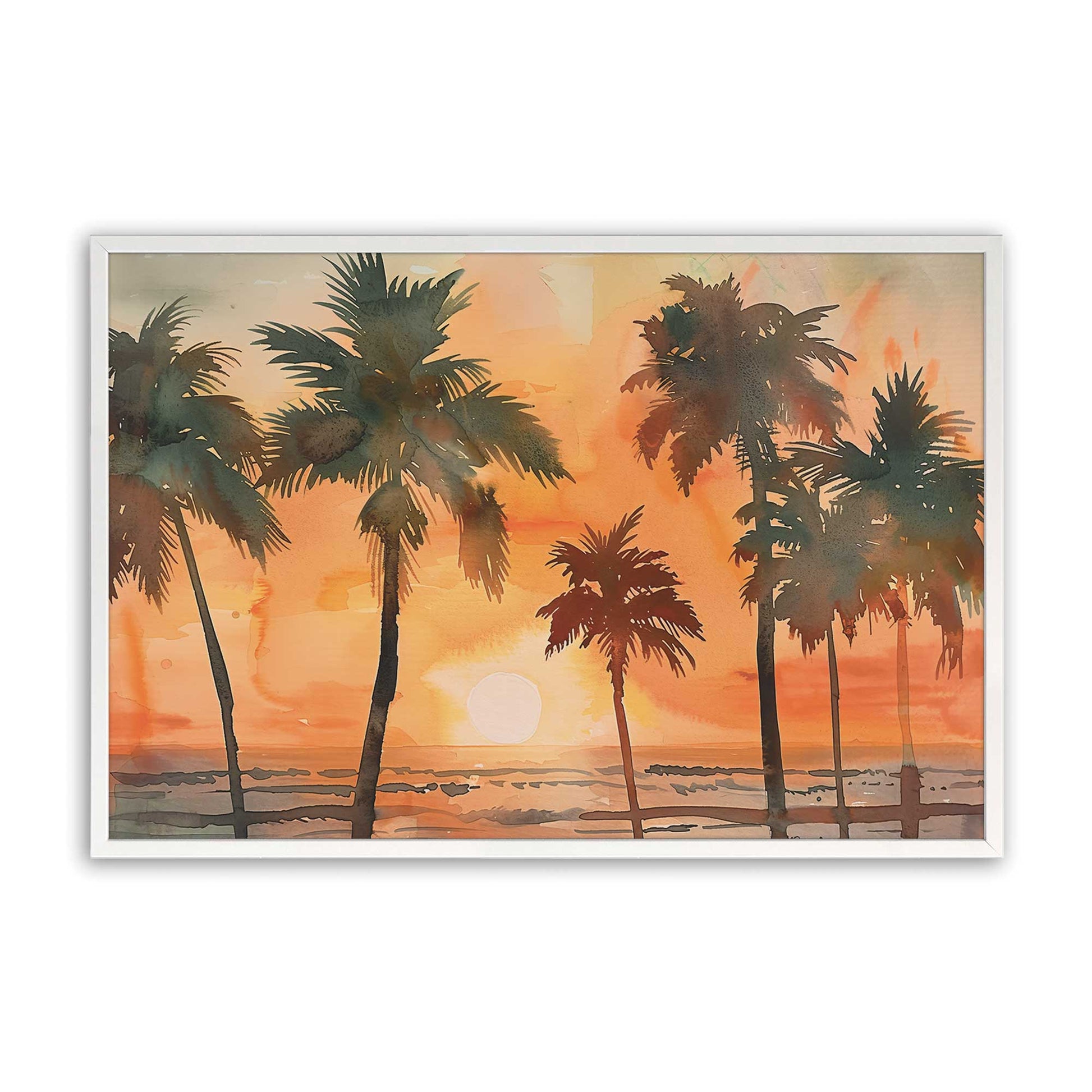 [Color:Opaque White], Picture of art in a Opaque White frame