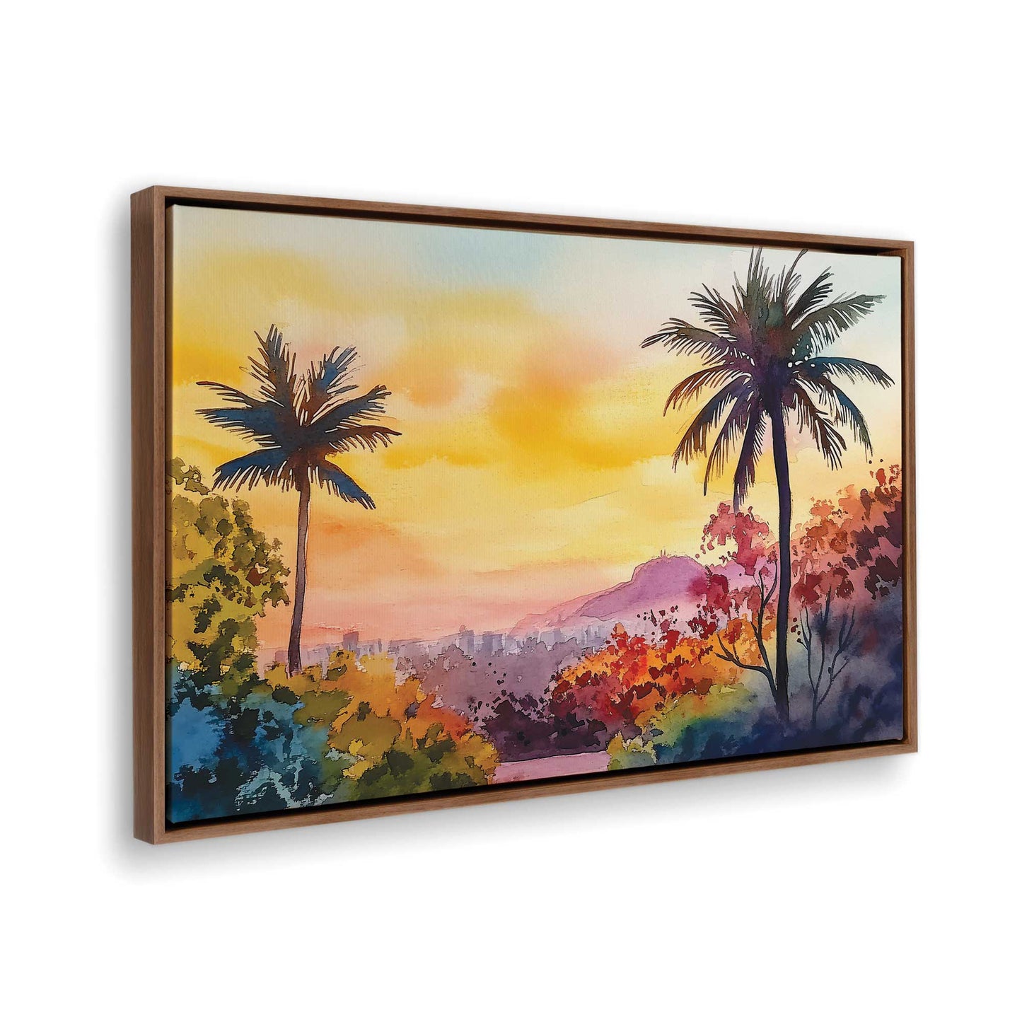 [Color:Walnut], Picture of the corner of the art