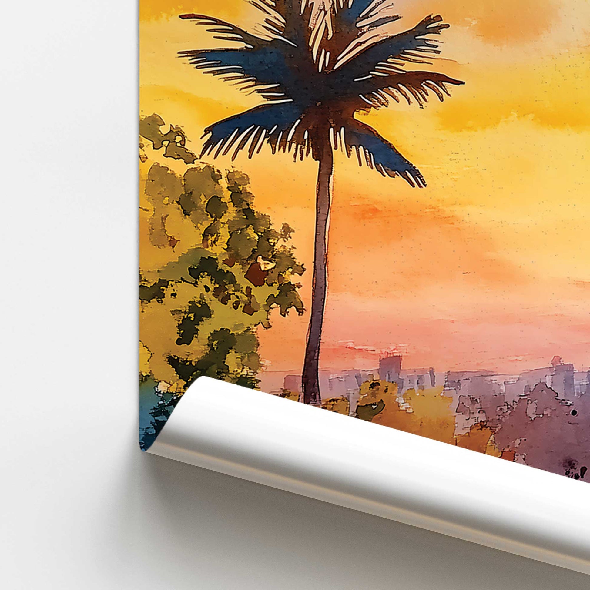 [Color:Rolled Print], Picture of close up of art