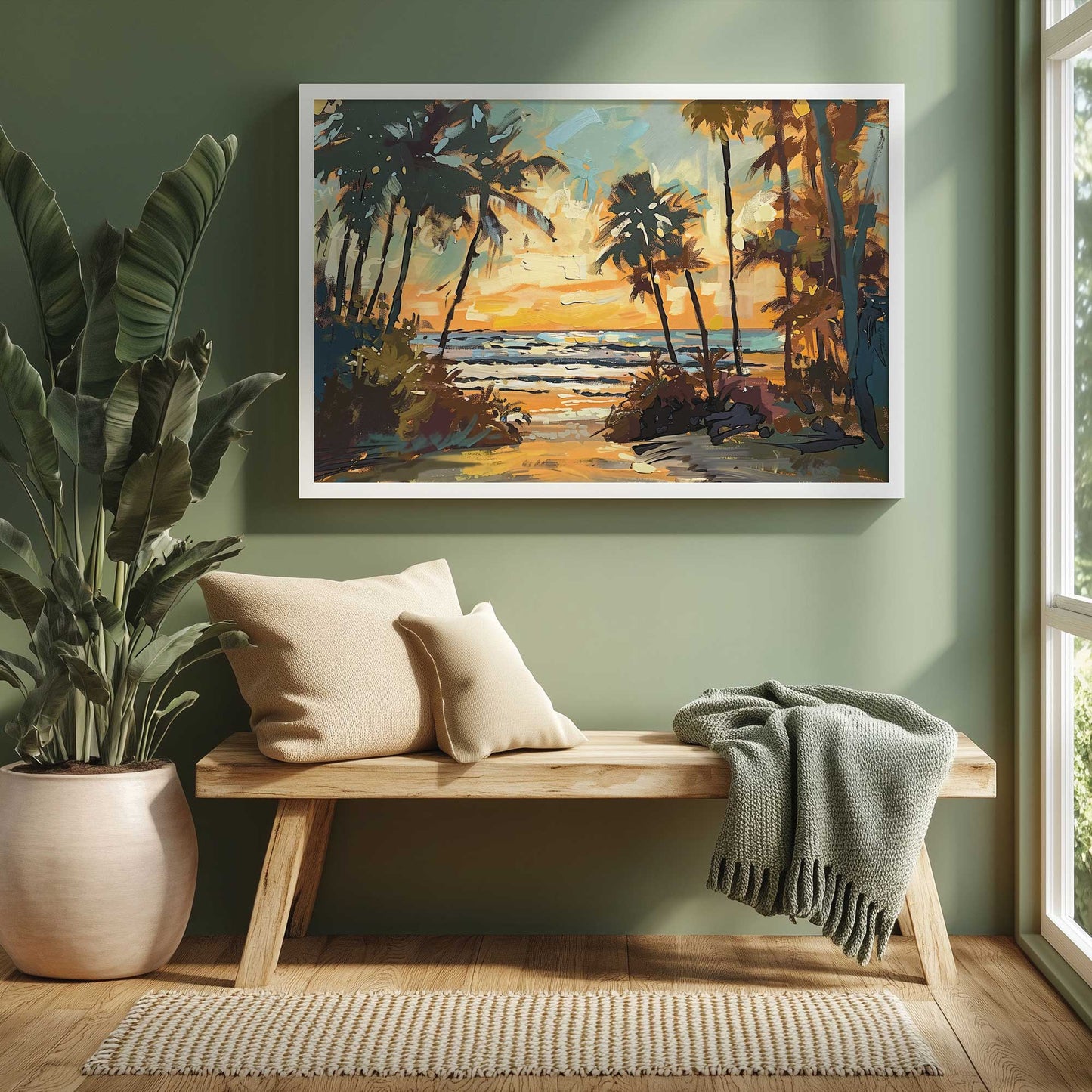 Picture of art in a room
