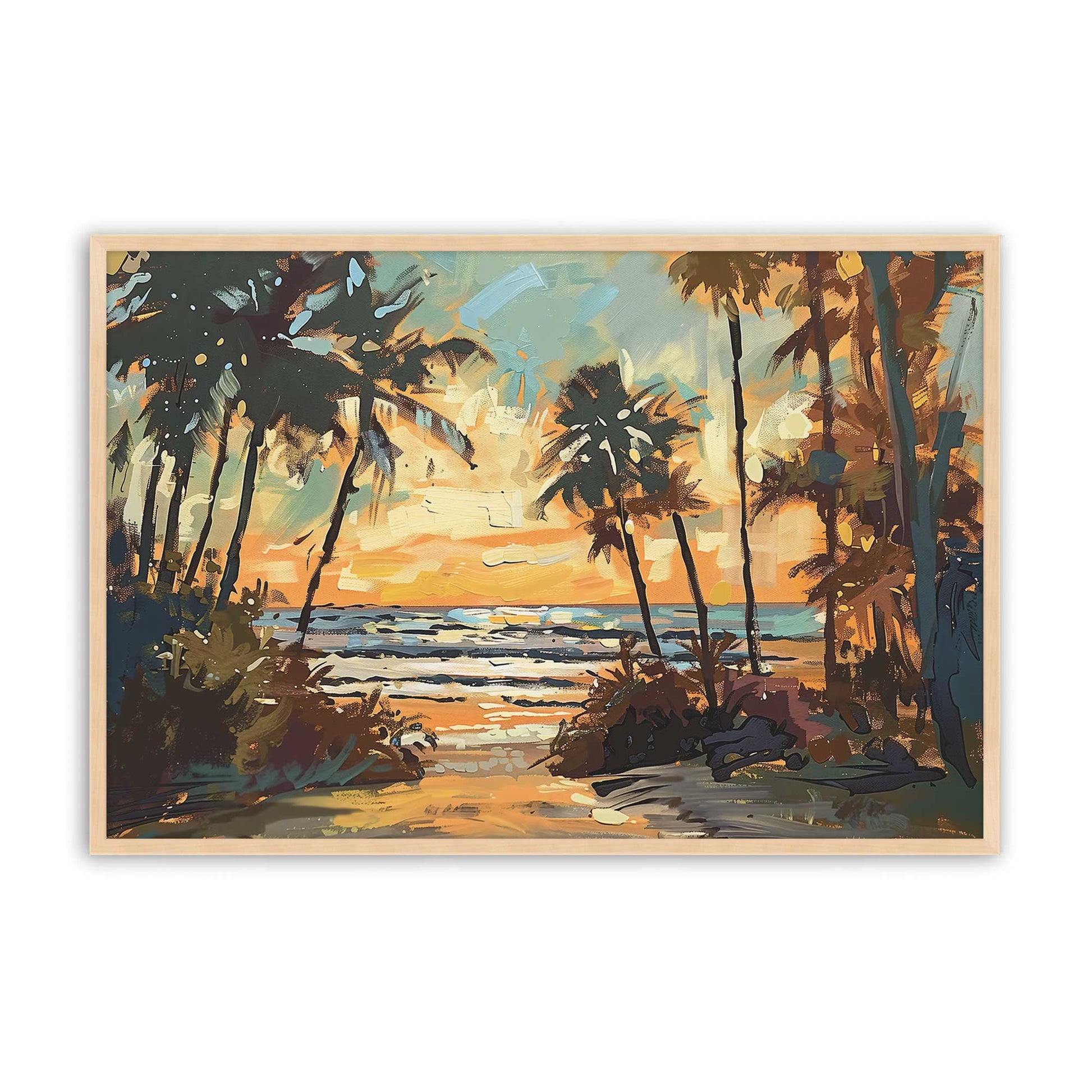 [Color:Raw Maple], Picture of art in a Raw Maple frame