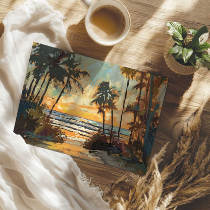 Sunset Trail to Shore Print