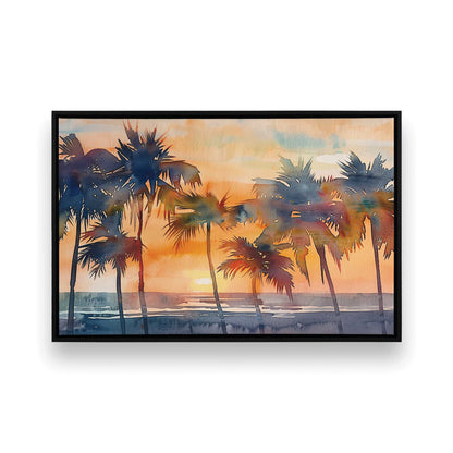 [Color:Satin Black], Picture of art in a Satin Black frame
