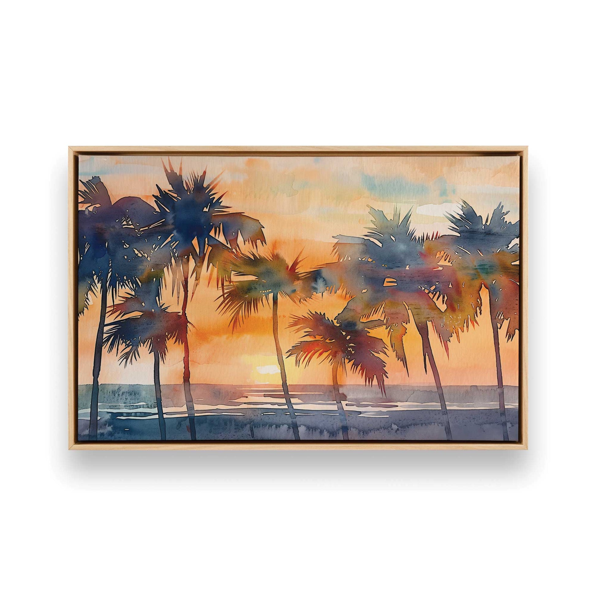 [Color:American Maple], Picture of art in a American Maple frame