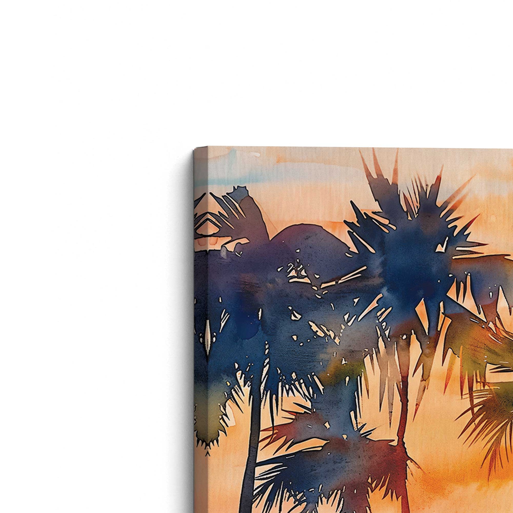 [Color:Stretched Canvas], Picture of the corner of the art
