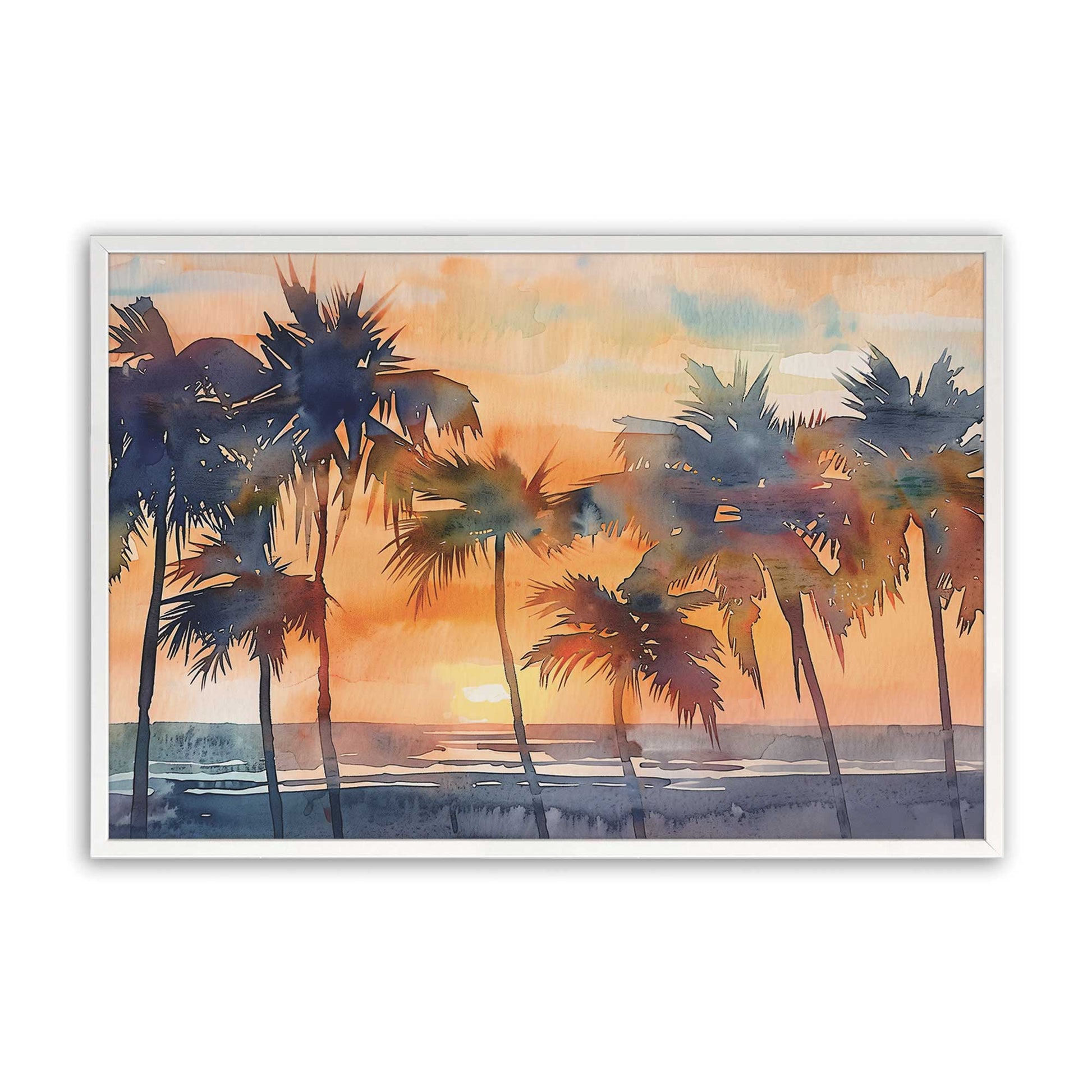 [Color:Opaque White], Picture of art in a Opaque White frame