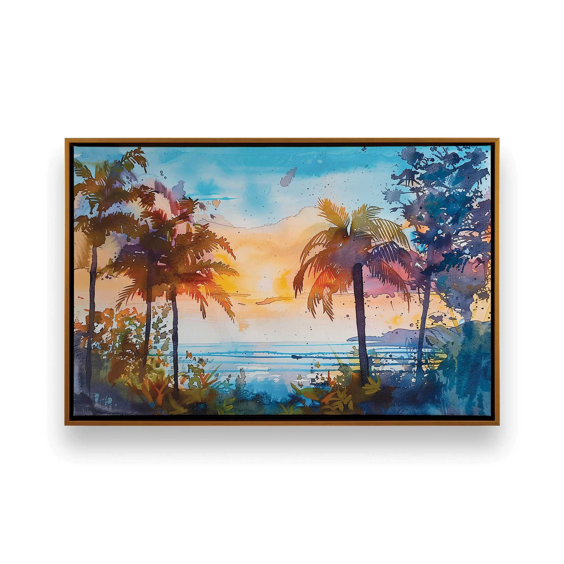 [Color:Polished Gold], Picture of art in a Polished Gold frame