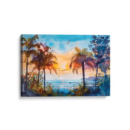 [Color:Stretched Canvas], Picture of art at an angle