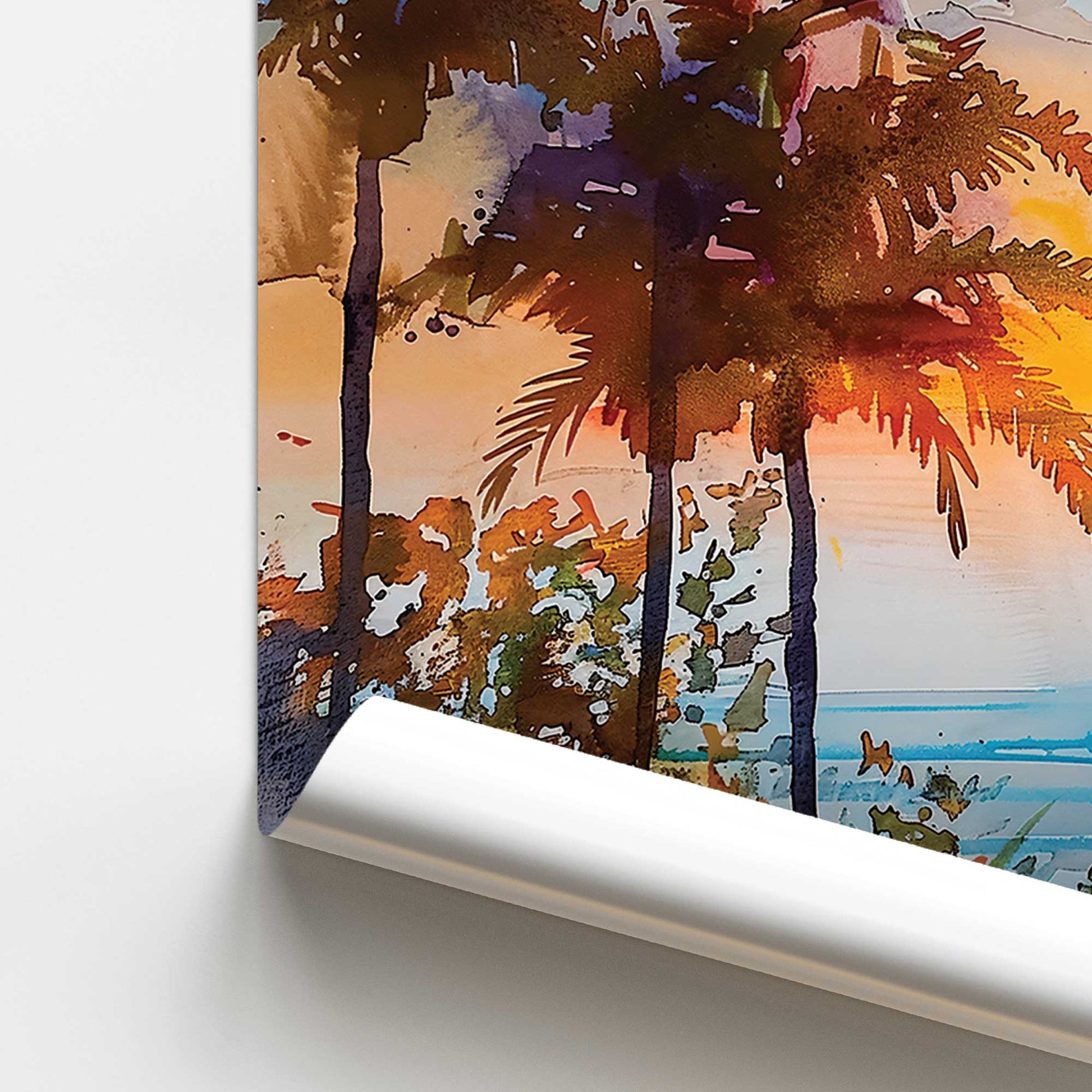 [Color:Rolled Print], Picture of close up of art