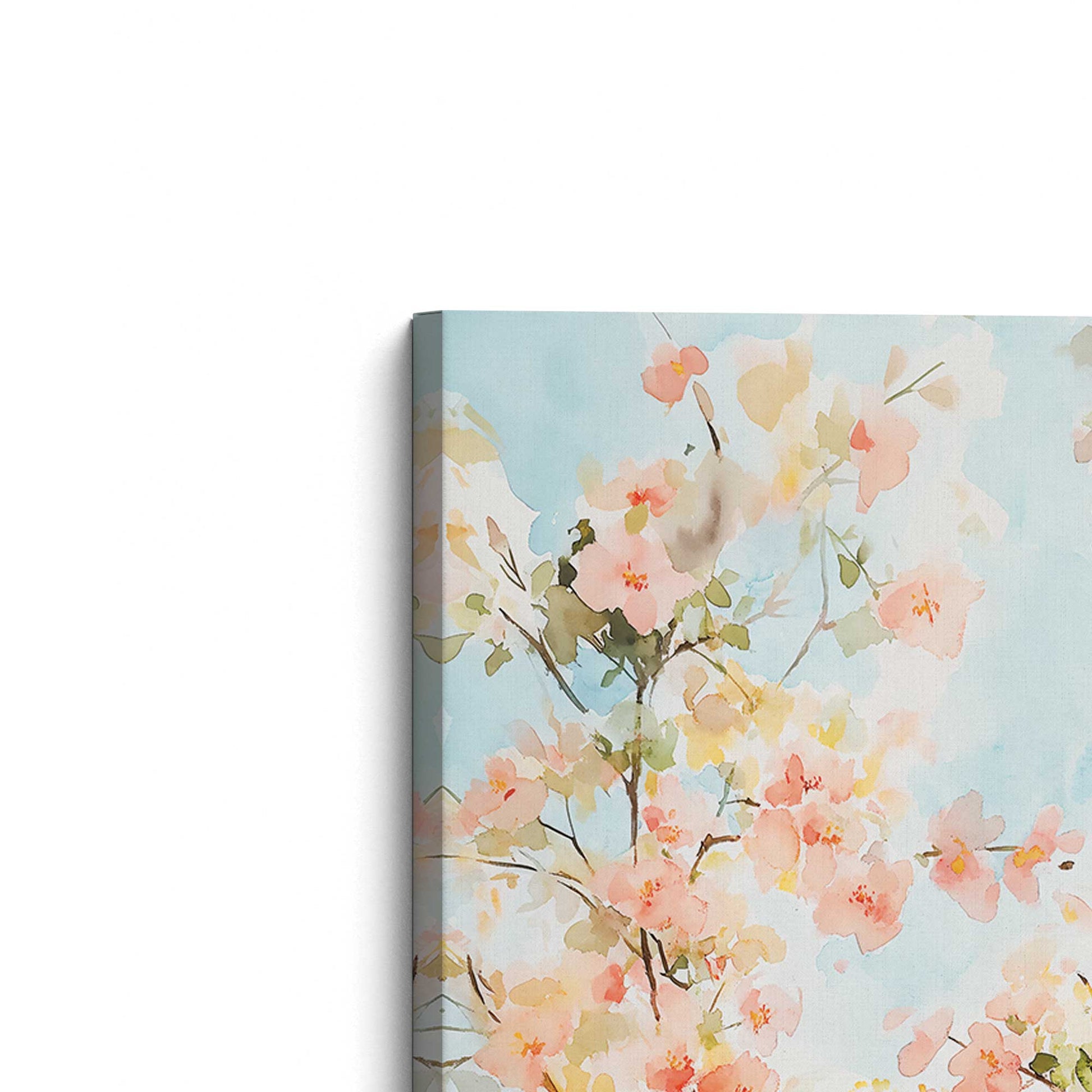 [Color:Stretched Canvas], Picture of the corner of the art