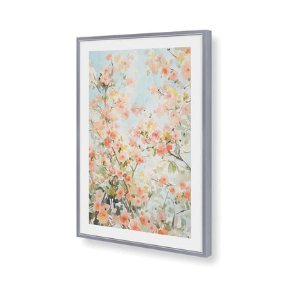 [Color:Polished Chrome], Picture of art in a Polished Chrome frame of the corner