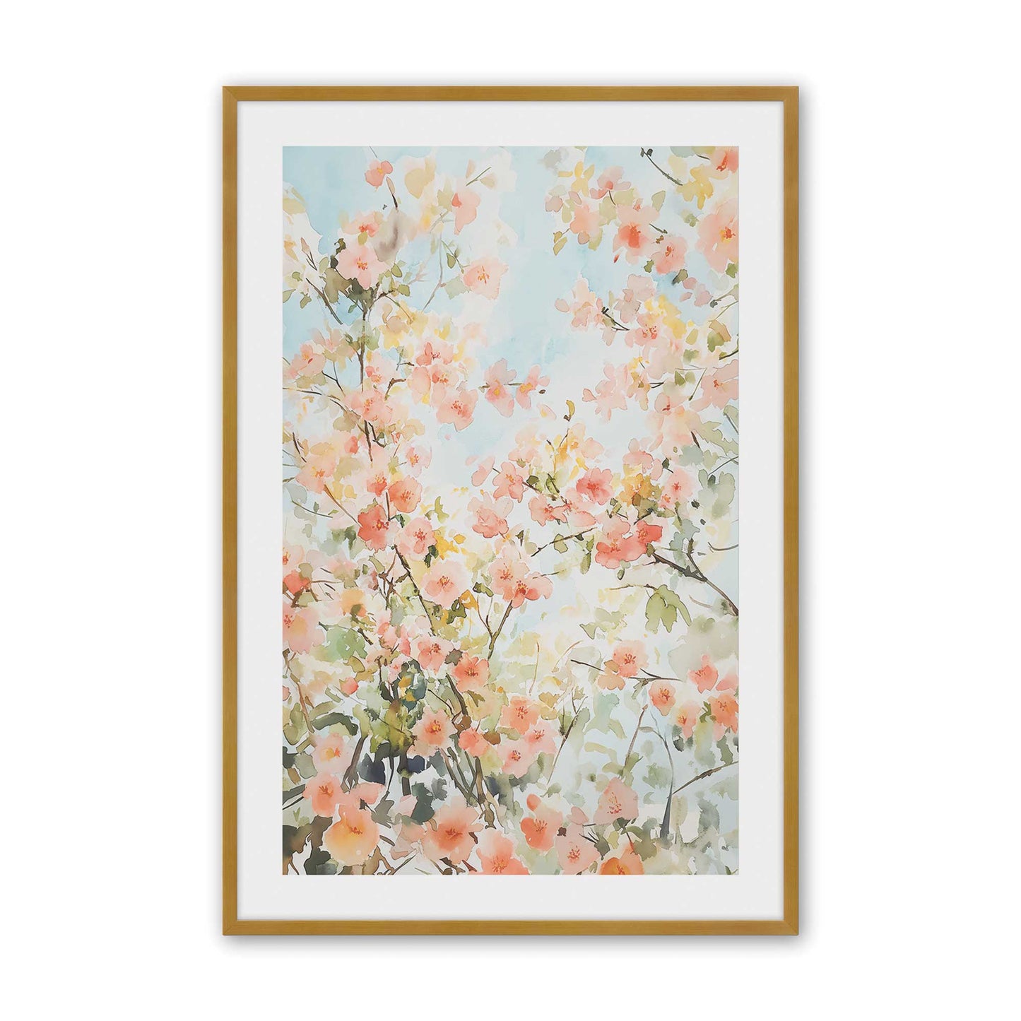 [Color:Polished Gold], Picture of art in a Polished Gold frame