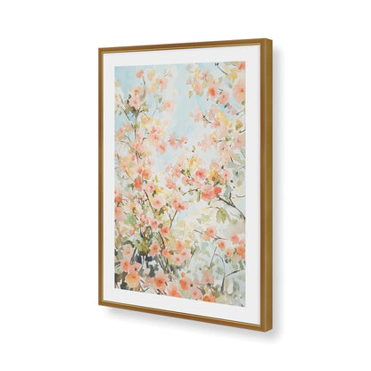 [Color:Polished Gold], Picture of art in a Polished Gold frame of the corner