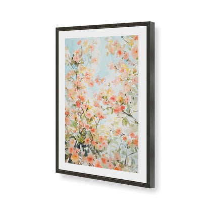 [Color:Satin Black], Picture of art in a Satin Black frame of the corner
