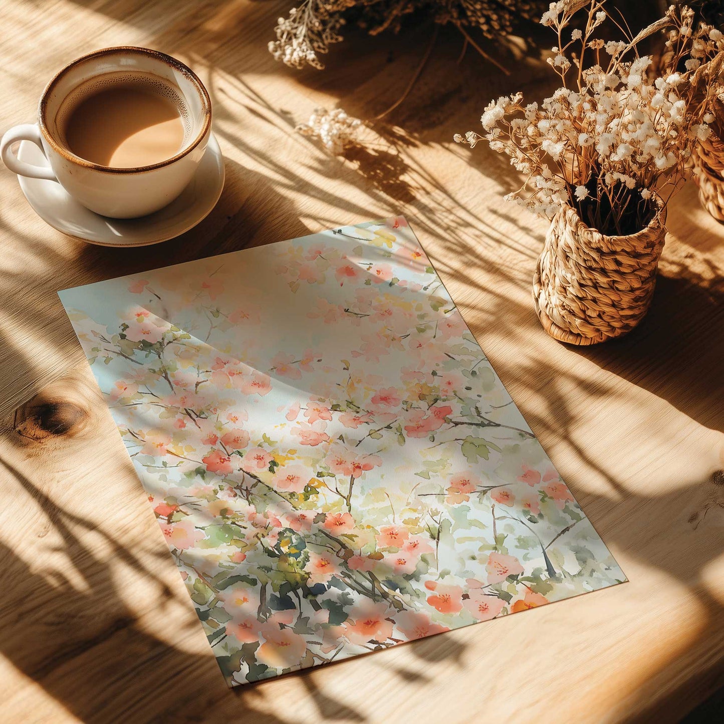 Blossoms in Spring Light I Print