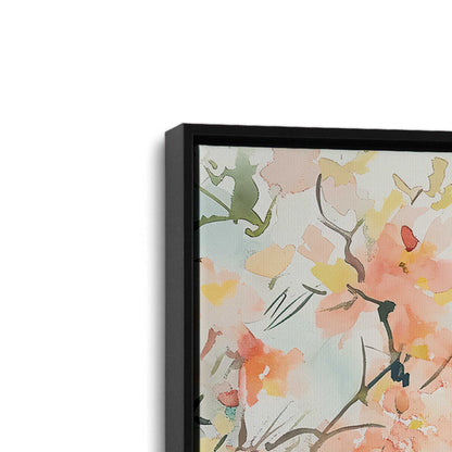 [Color:Satin Black], Picture of art in a Satin Black frame at an angle
