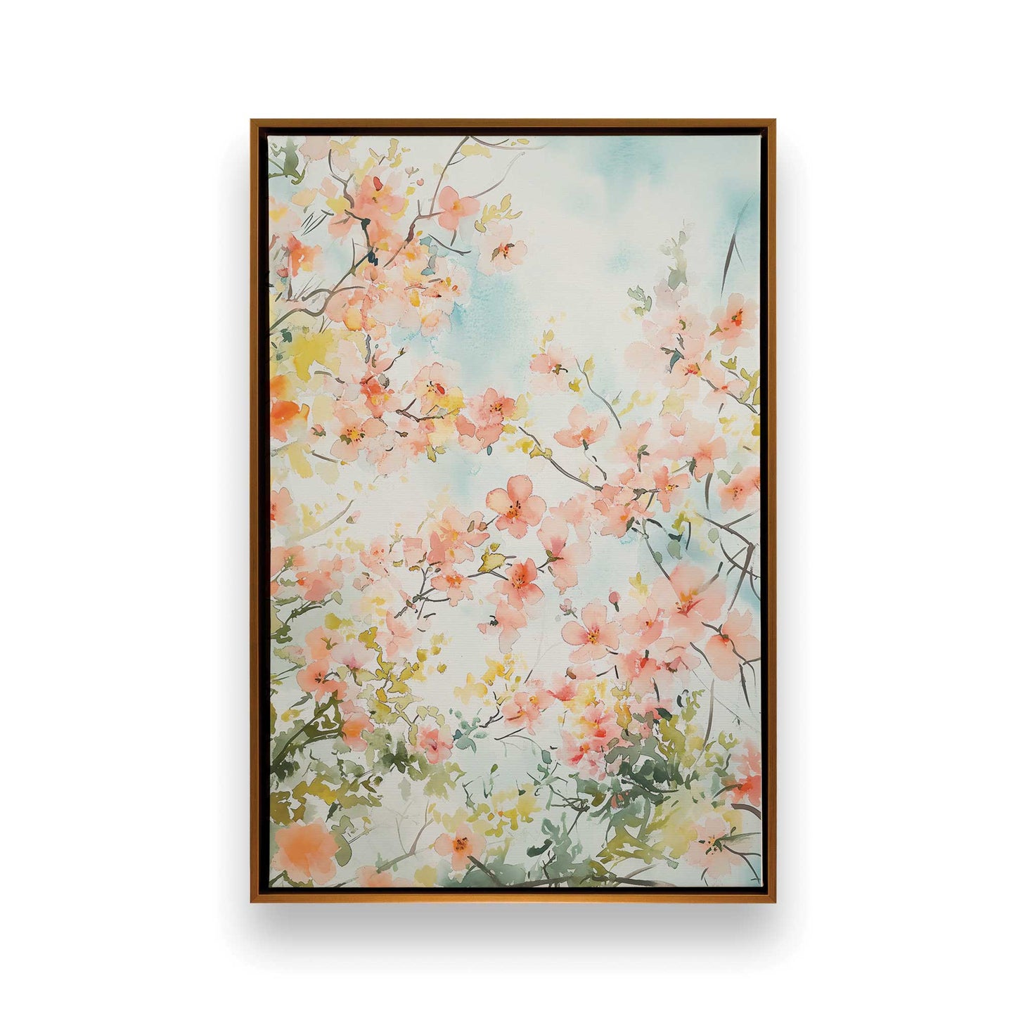 [Color:Polished Gold], Picture of art in a Polished Gold frame