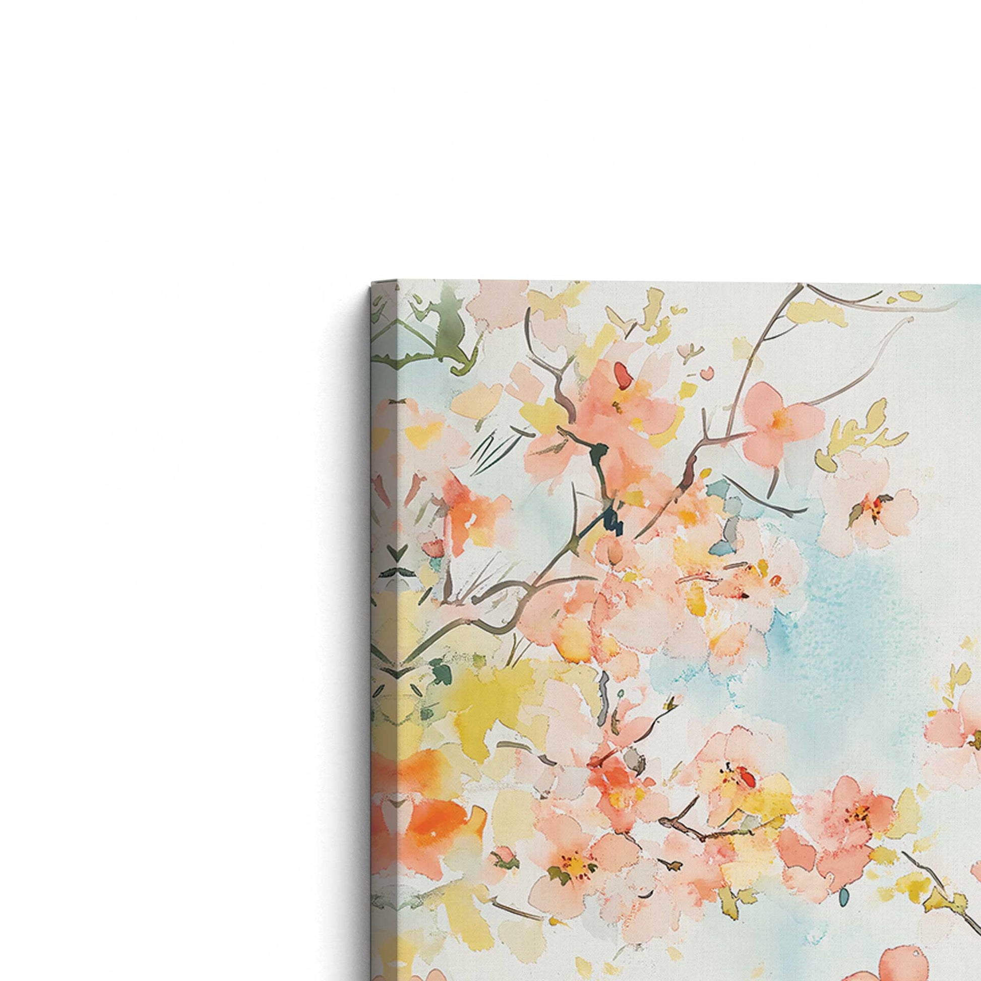 [Color:Stretched Canvas], Picture of the corner of the art
