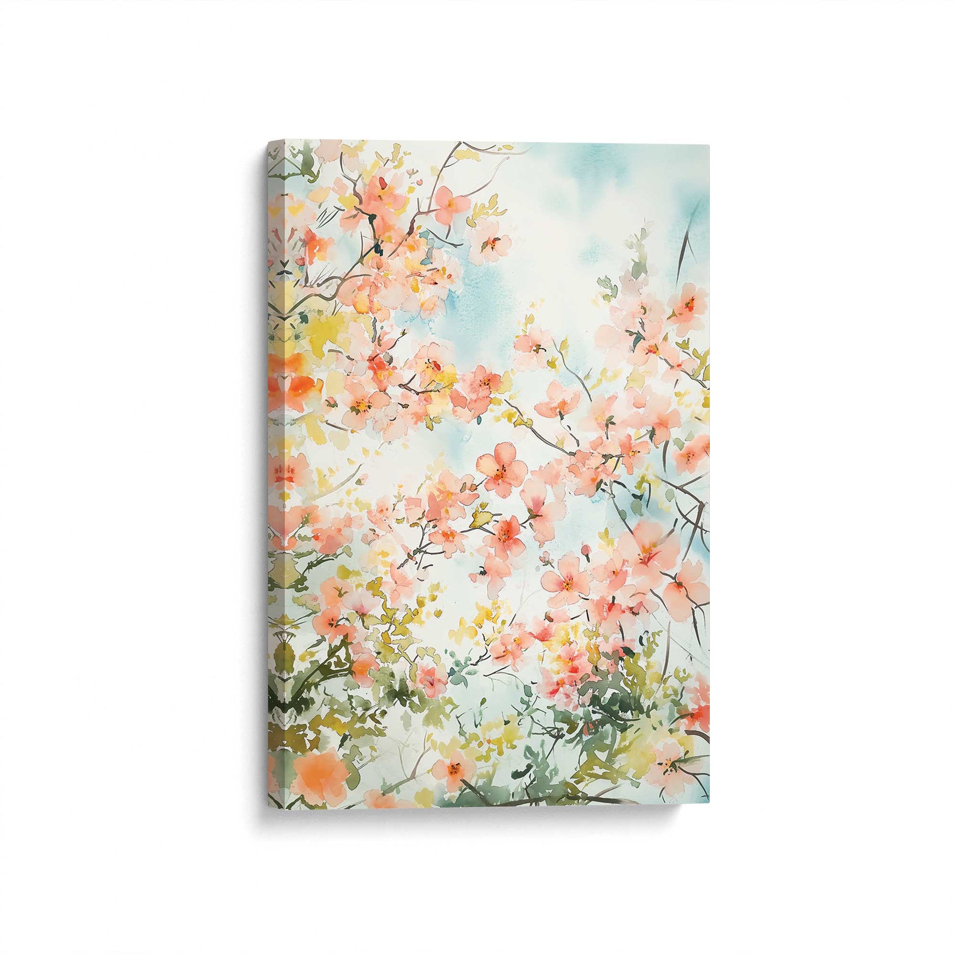 [Color:Stretched Canvas], Picture of art at an angle