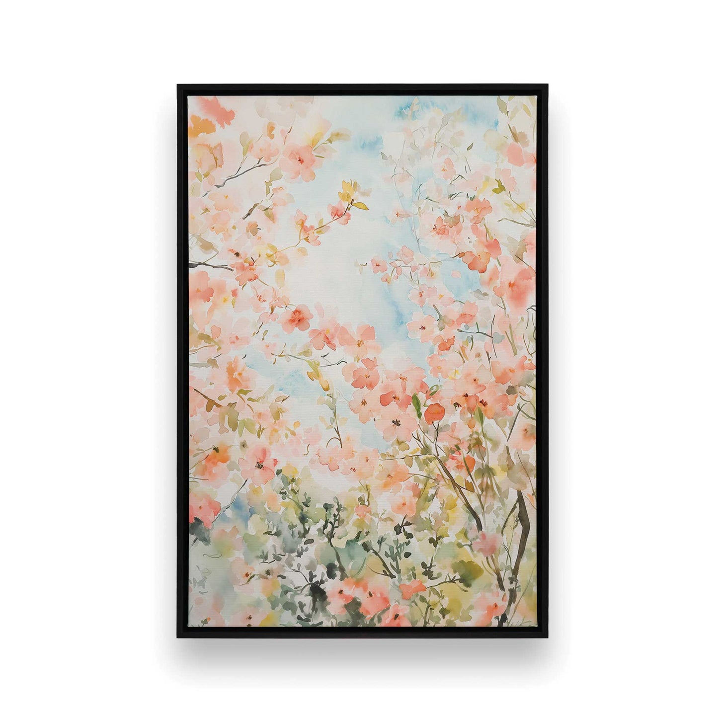 [Color:Satin Black], Picture of art in a Satin Black frame