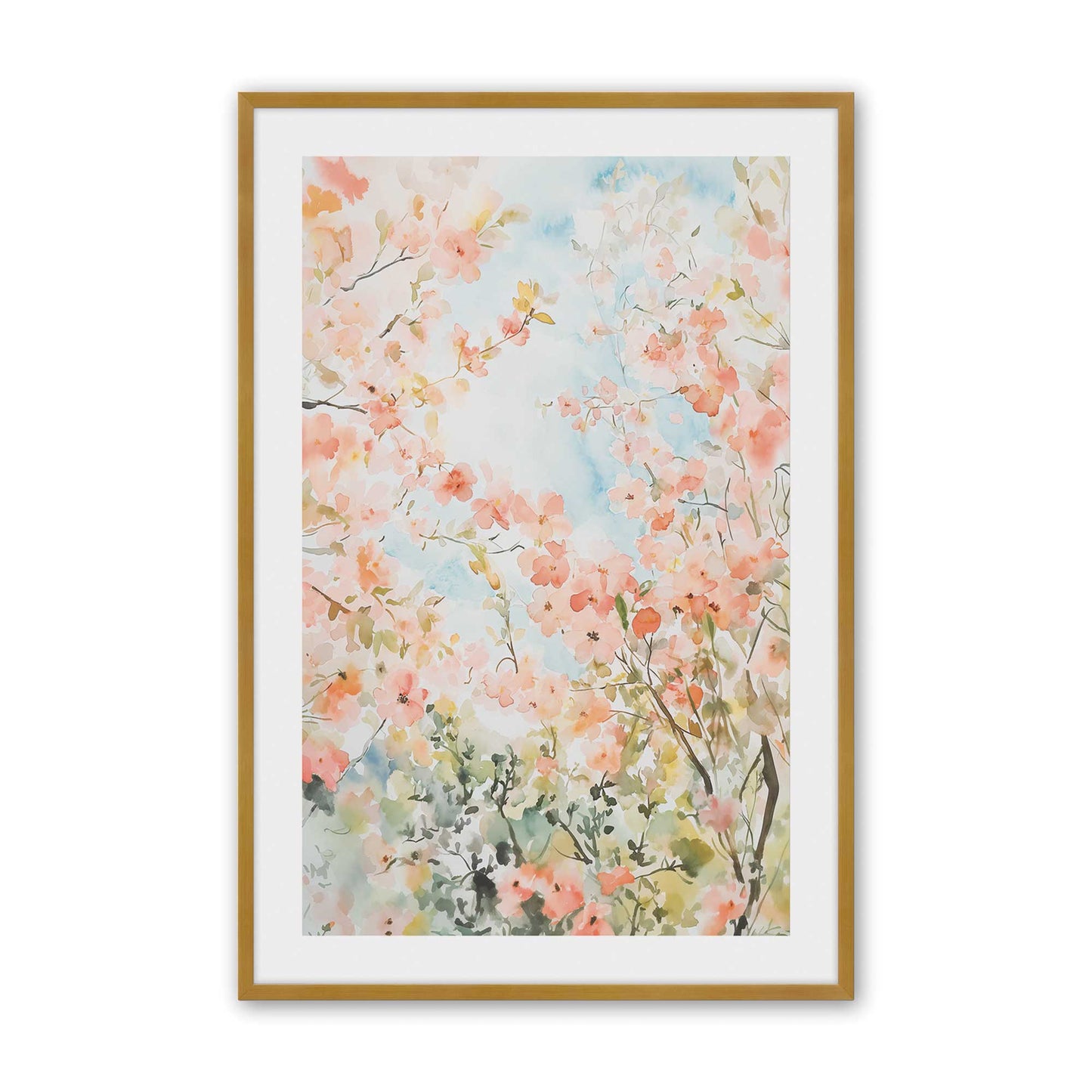[Color:Polished Gold], Picture of art in a Polished Gold frame