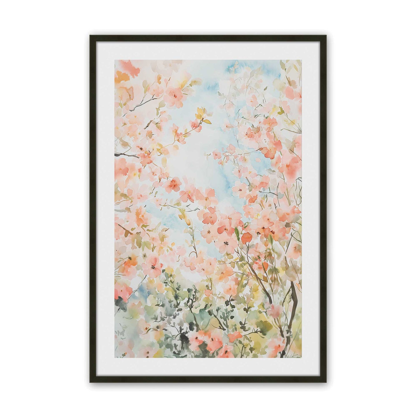 [Color:Satin Black], Picture of art in a Satin Black frame