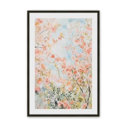 [Color:Satin Black], Picture of art in a Satin Black frame