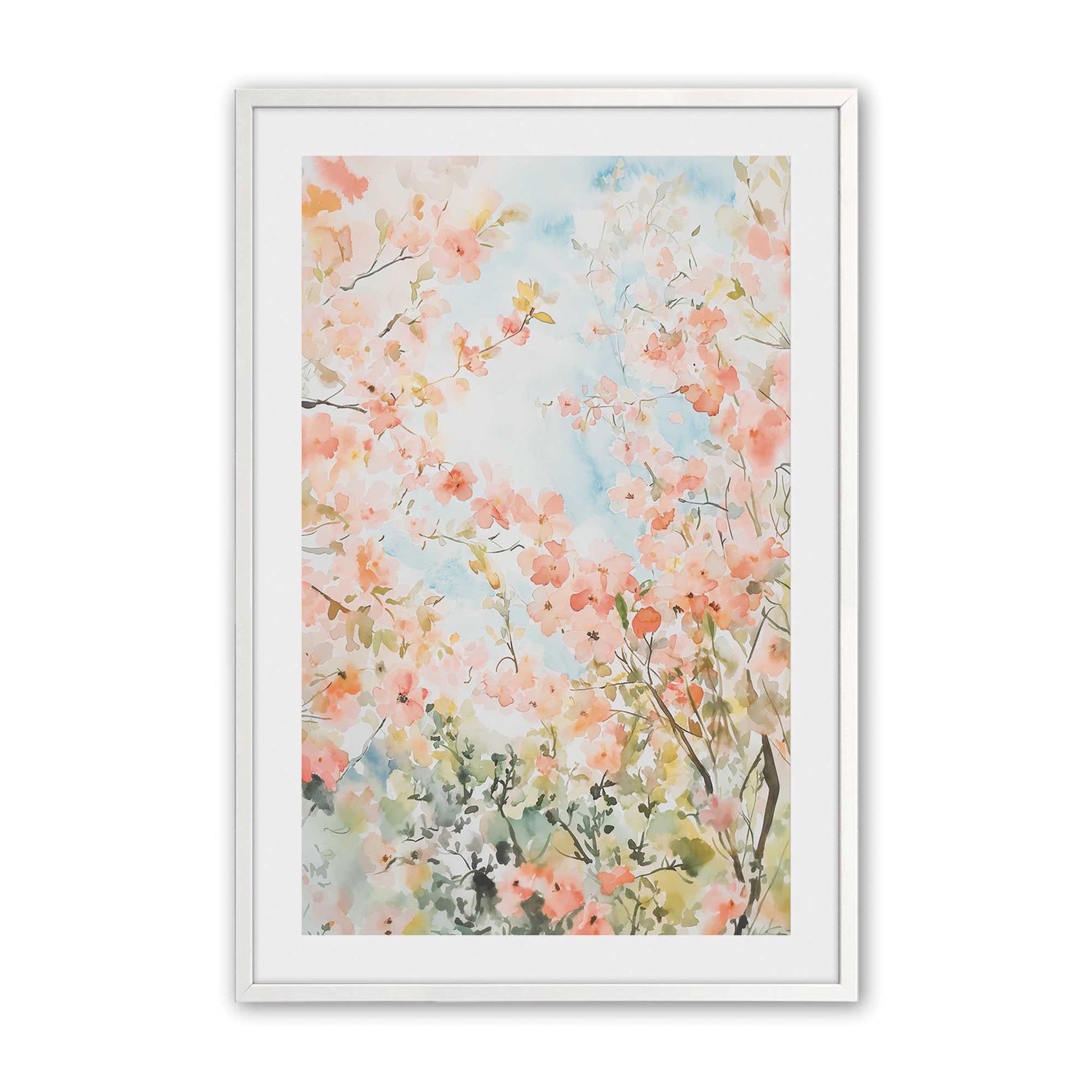 [Color:Opaque White], Picture of art in a Opaque White frame