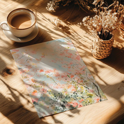 Blossoms in Spring Light III Print