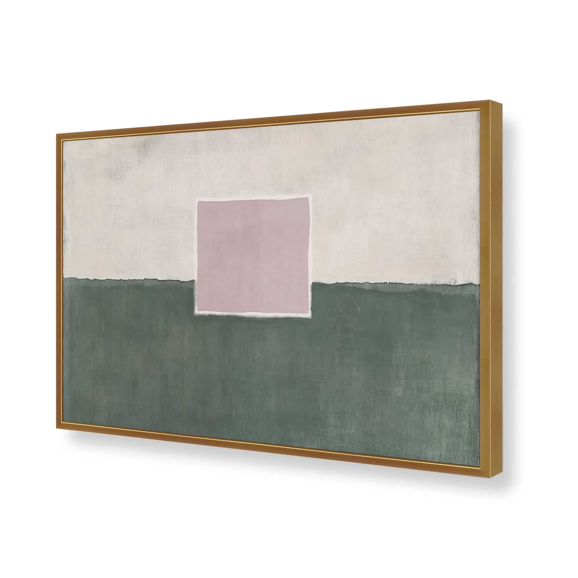 [Color:Polished Gold], Picture of art in a Polished Gold frame of the corner