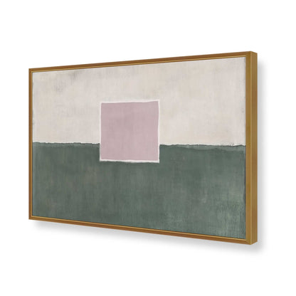 [Color:Polished Gold], Picture of art in a Polished Gold frame of the corner