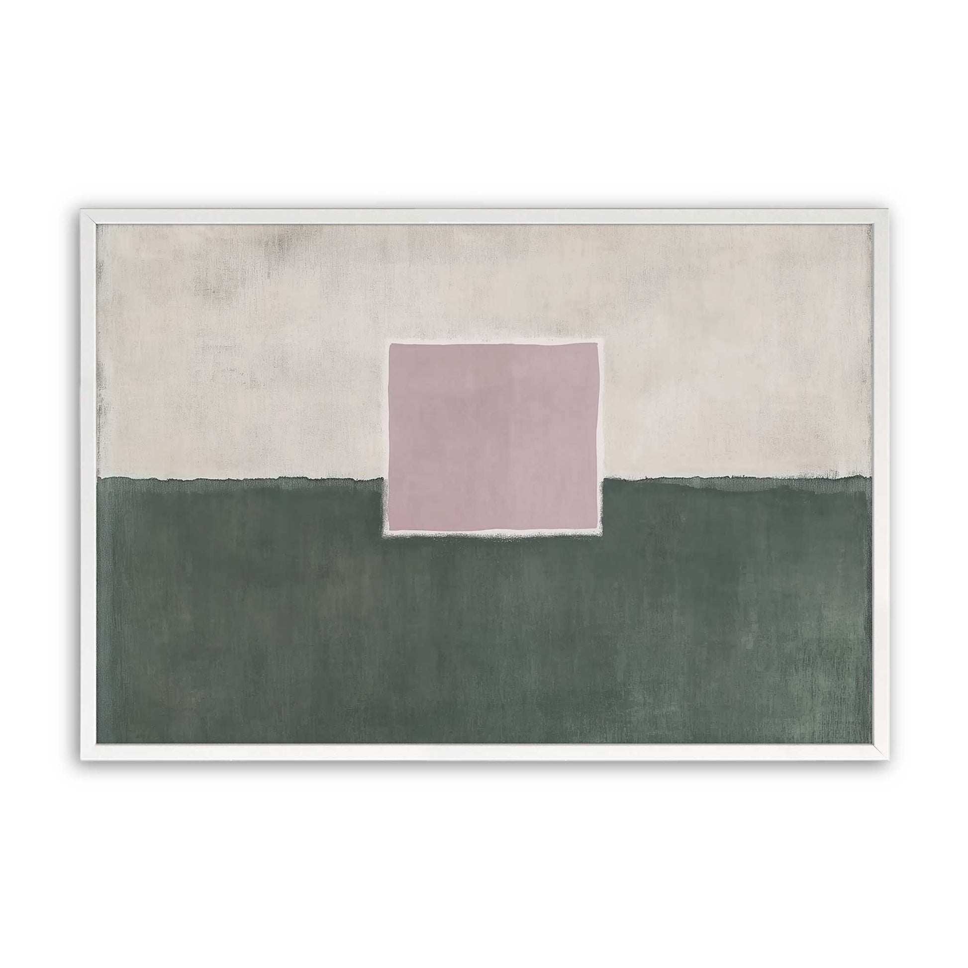 [Color:Opaque White], Picture of art in a Opaque White frame