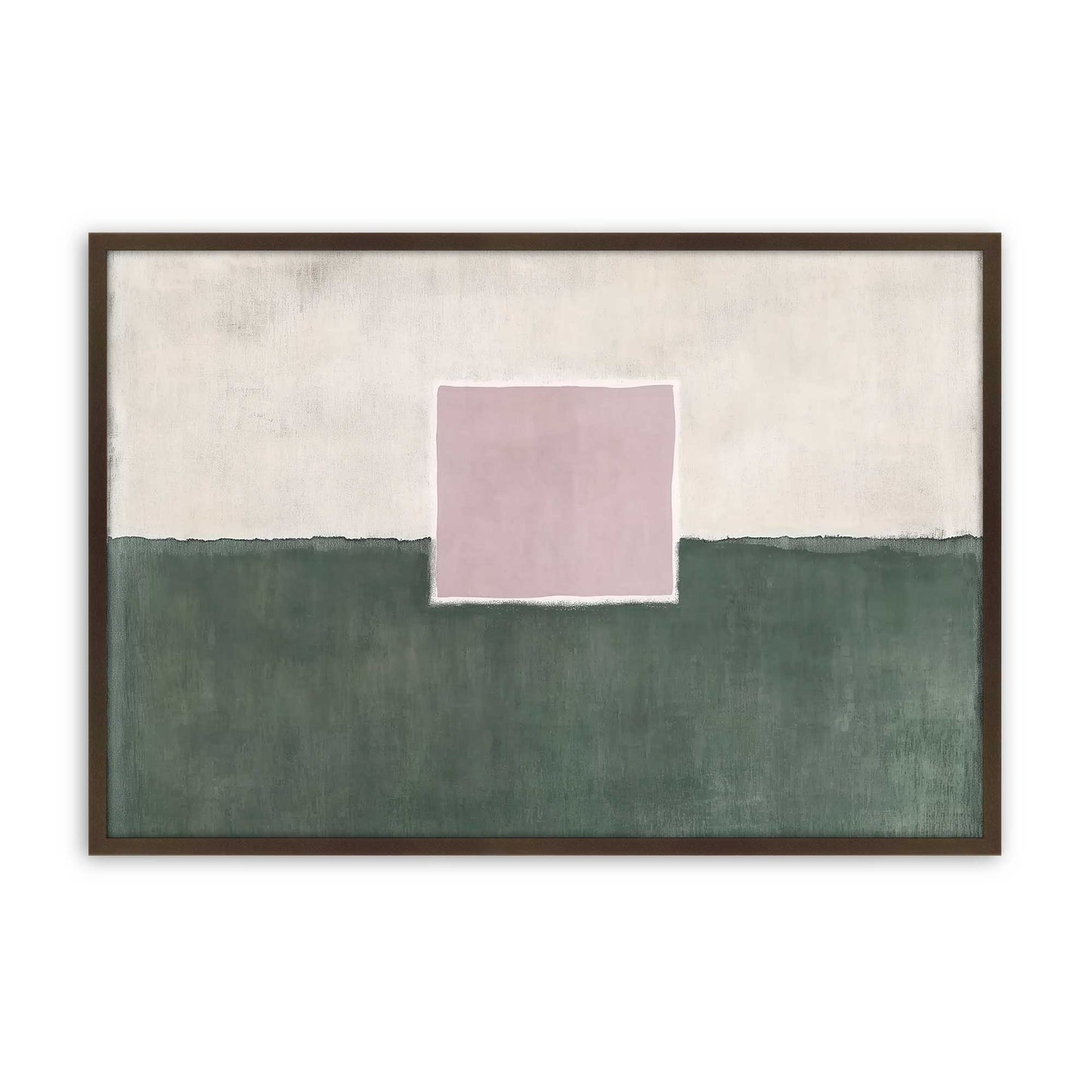 [Color:Brown], Picture of art in a Brown frame