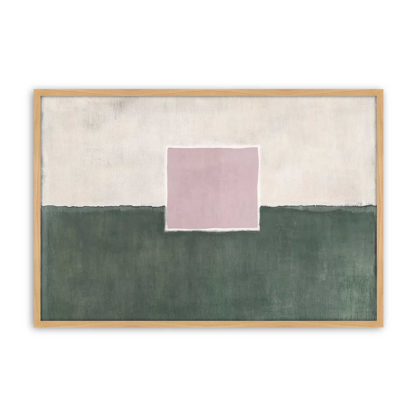 [Color:American Maple], Picture of art in a American Maple frame