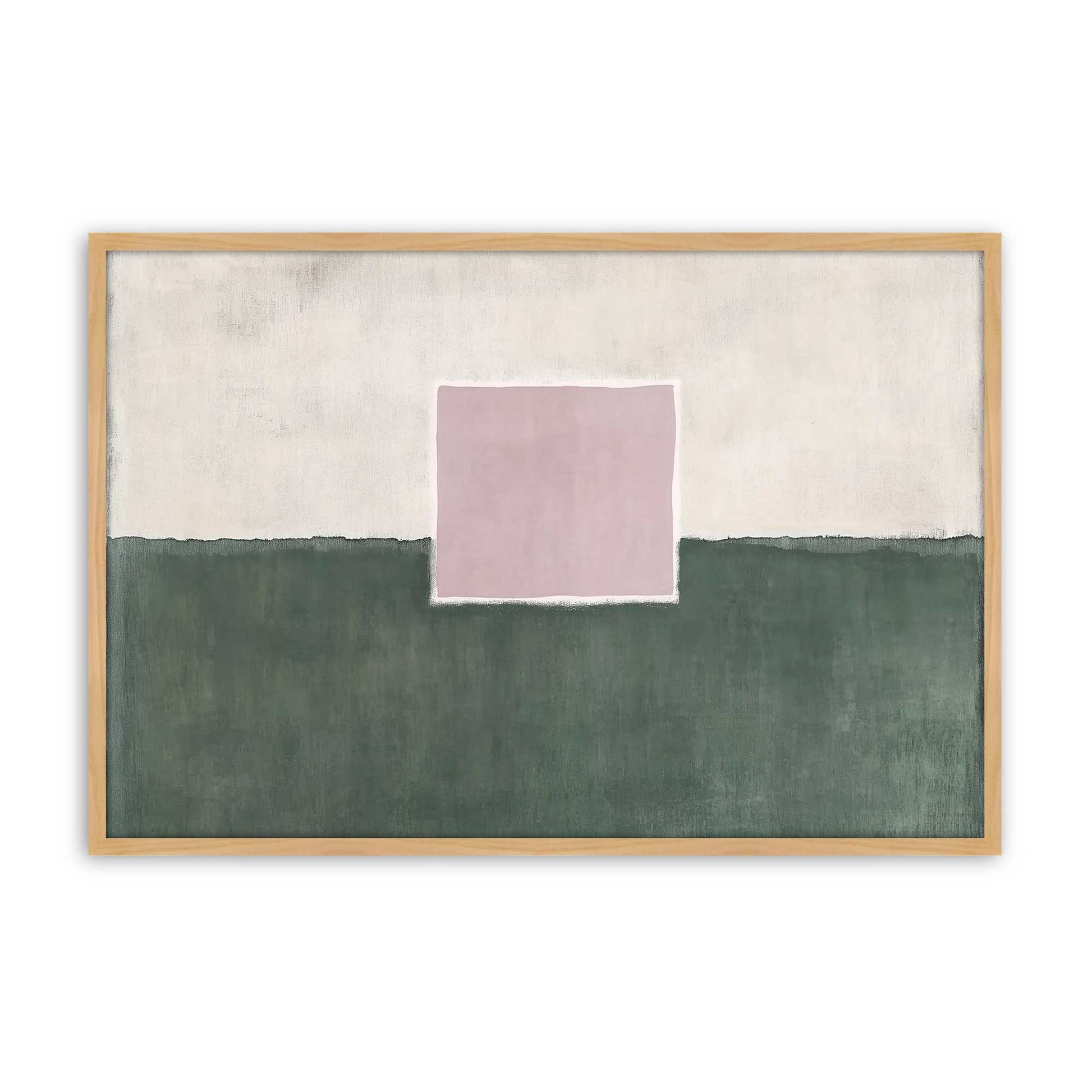 [Color:American Maple], Picture of art in a American Maple frame