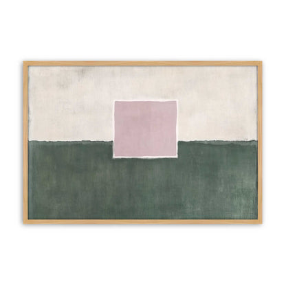 [Color:American Maple], Picture of art in a American Maple frame