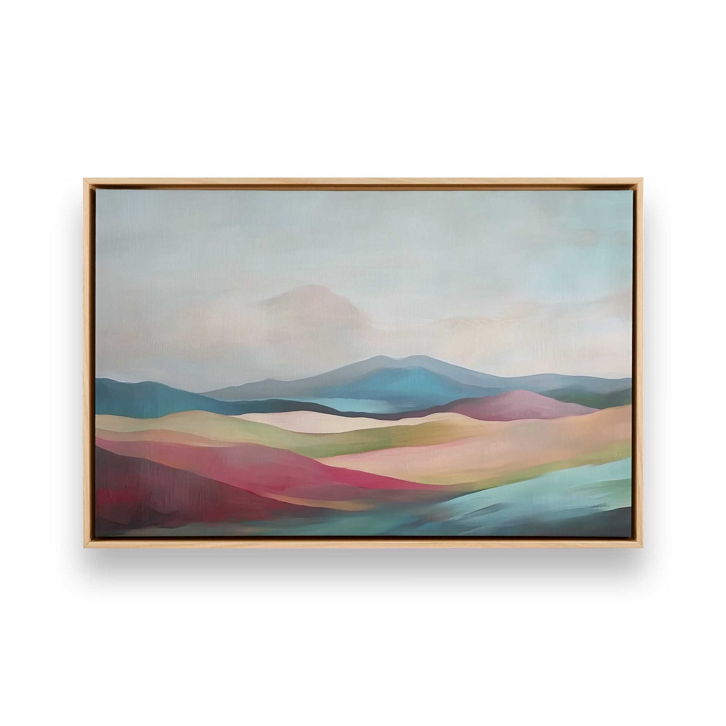 [Color:American Maple], Picture of art in a American Maple frame