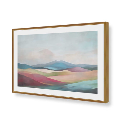 [Color:Polished Gold], Picture of art in a Polished Gold frame of the corner
